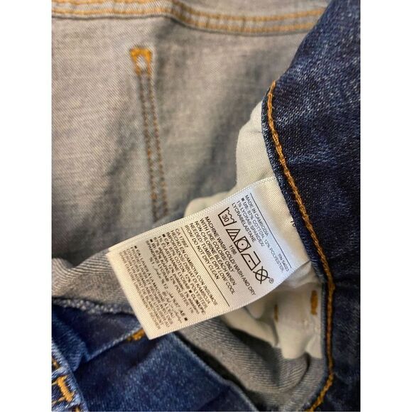 Old navy denim jeans shorts size 16 rolled - Picture 5 of 5